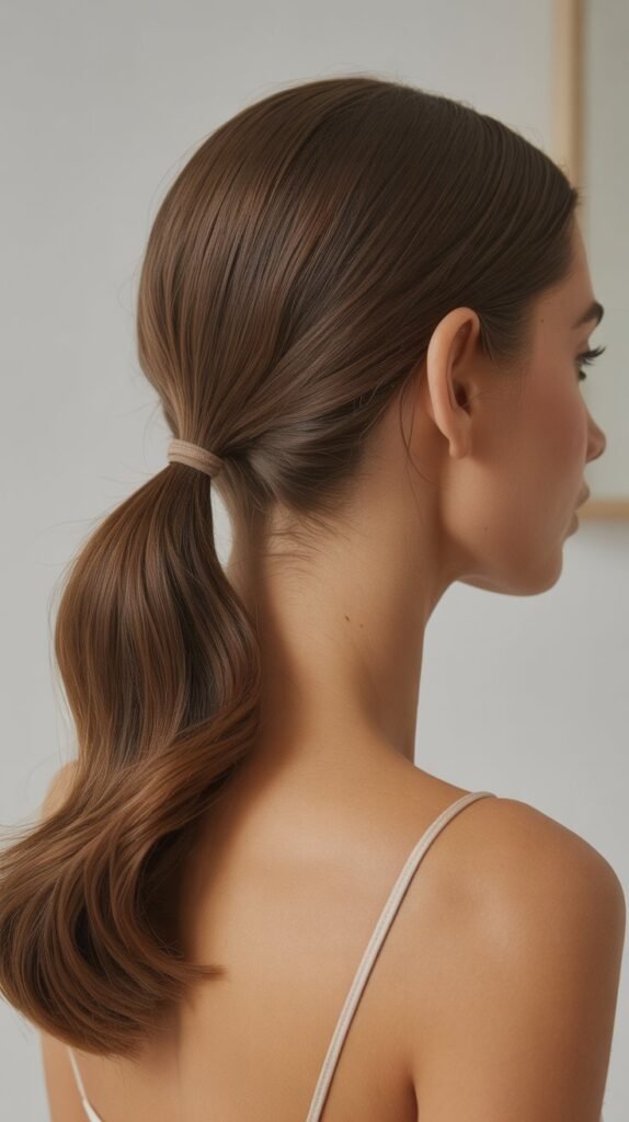 The Classic Low Ponytail