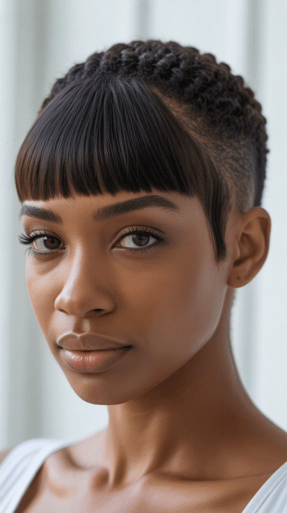27 Modern Short Haircuts for Black Women You'll Love 23 The Natural Caesar Cut