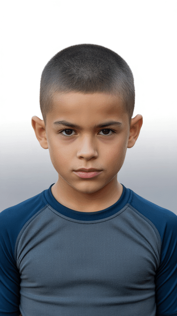 Top 30 Stylish Children Hairstyles for Little Boys That Are Totally Adorable 3 The Buzz Cut