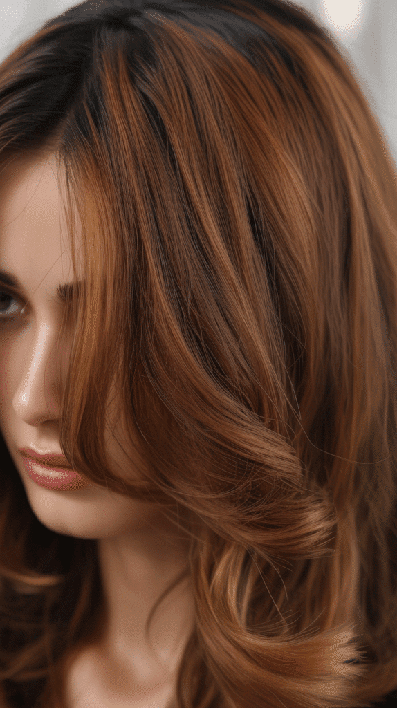 25 Beautiful Brown Wig with Caramel Highlights 9 Brown Wig with Caramel Highlights and Dark Roots