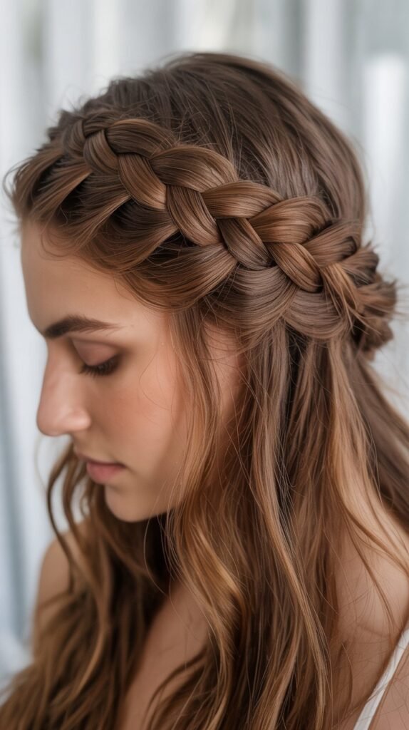 Dutch Braid Crown