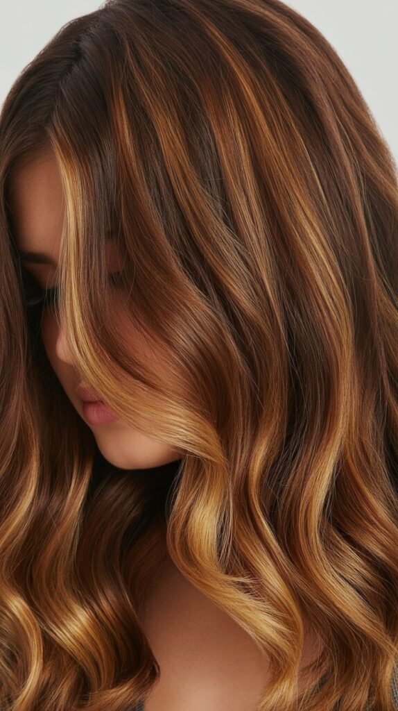 Subtle Chocolate Caramel Shadow Root