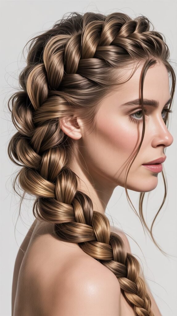 Side-Swept Rope Braid