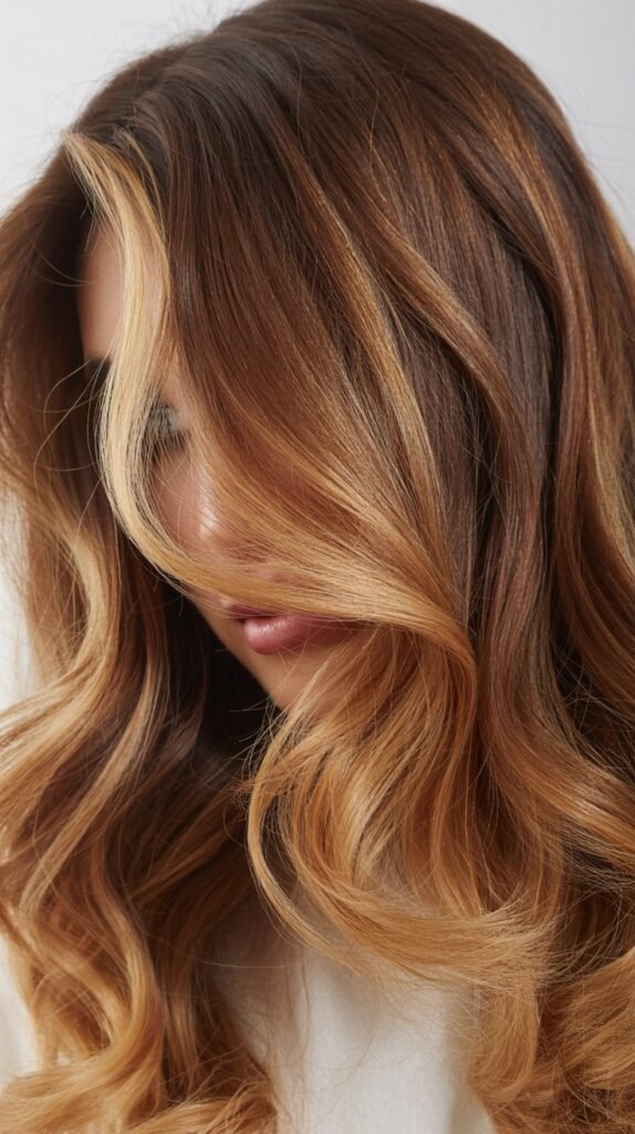 Golden Caramel Balayage