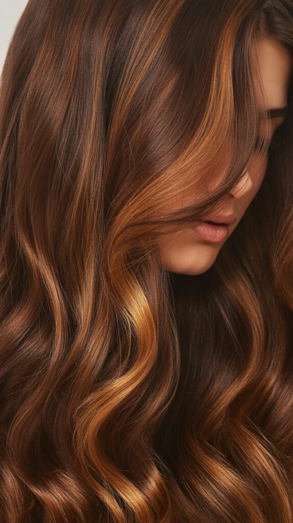  Caramel Balayage for Thick Brown Hair