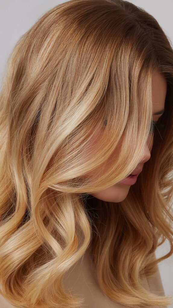 Wheat Blonde Balayage
