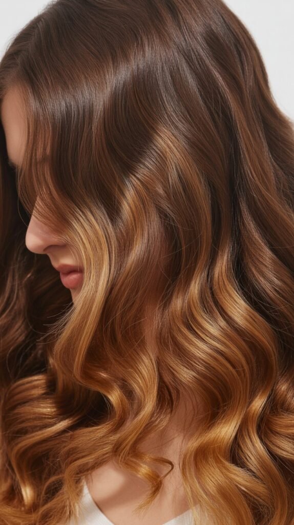 Ombré Chocolate to Caramel Melt