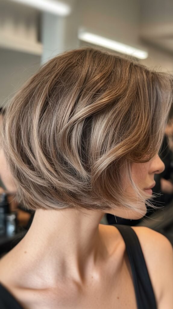 Textured Choppy Bob