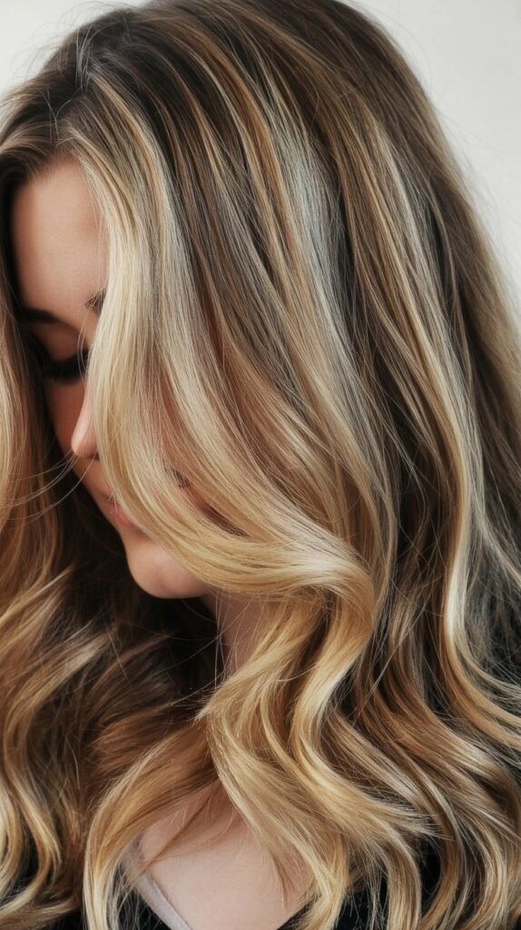 Dark Blonde with Blonde Highlights