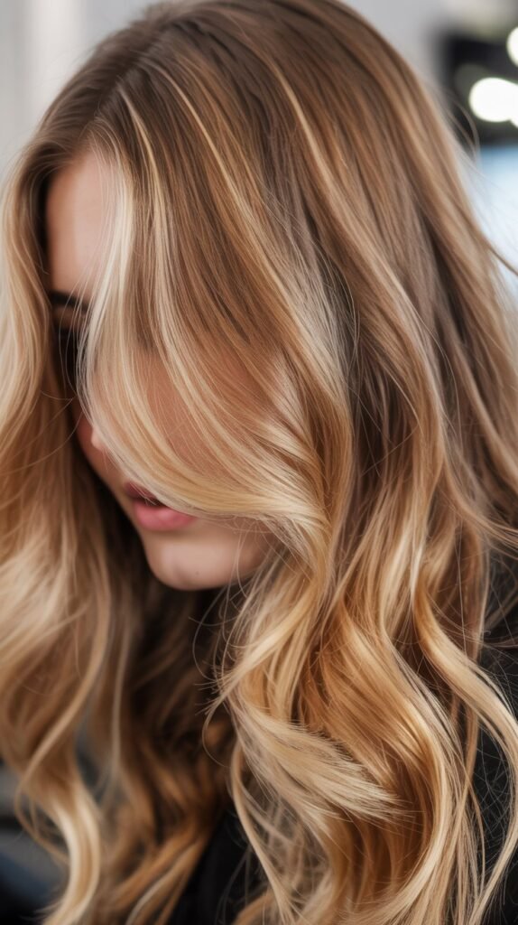 Caramel Balayage on Blonde