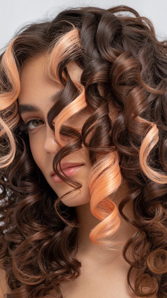 Peachy Blonde Accents