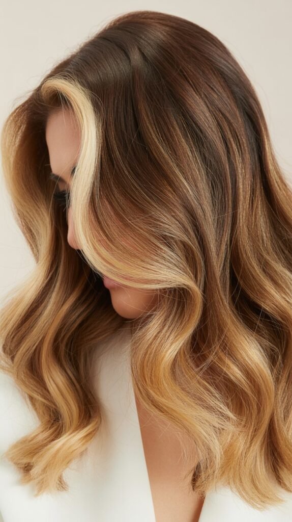 Rooted Blonde Look
