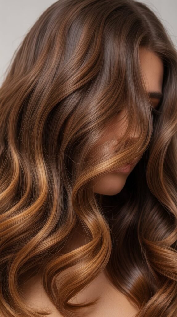 Subtle Honey Caramel Ribbons