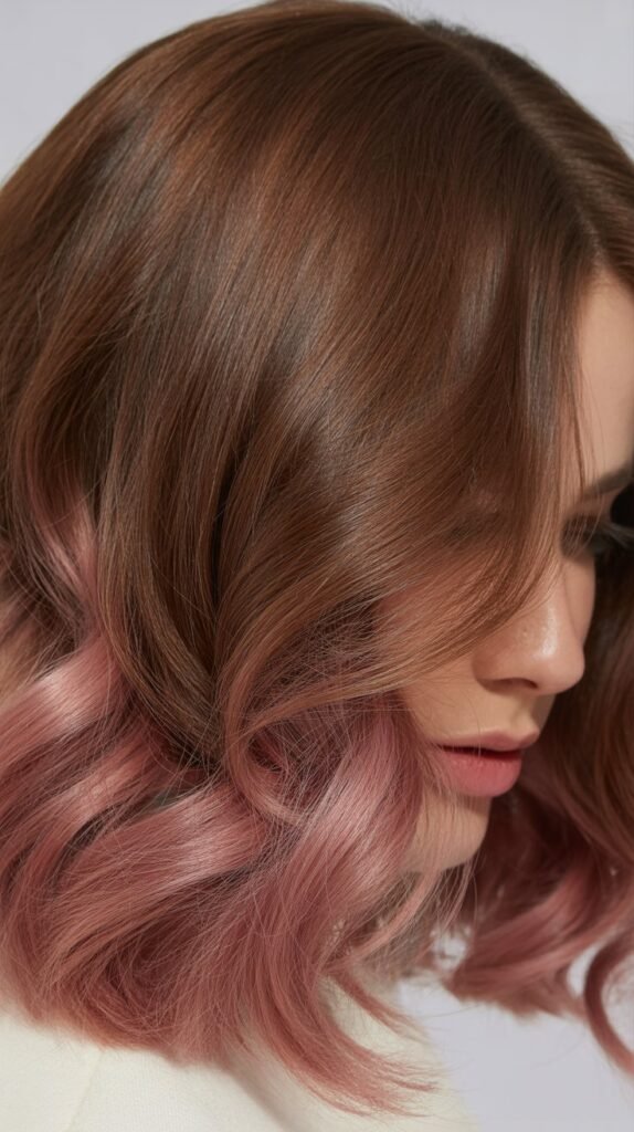 Smoky Rose Under Chestnut