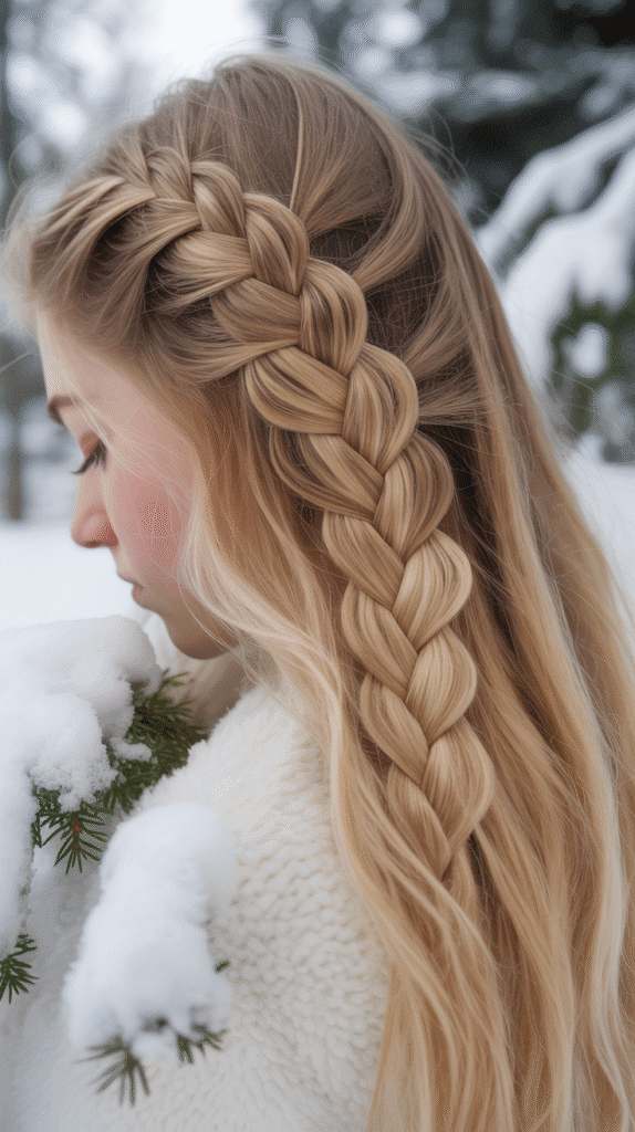 27 Cute Winter Hairstyles for School 9 Fishtail Braid