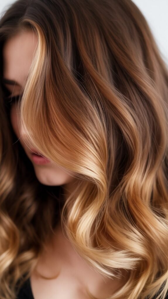  Chocolate Caramel Melt with Honey Blonde Ends