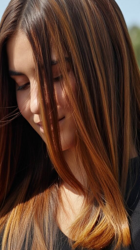 Sun-Kissed Caramel Tips