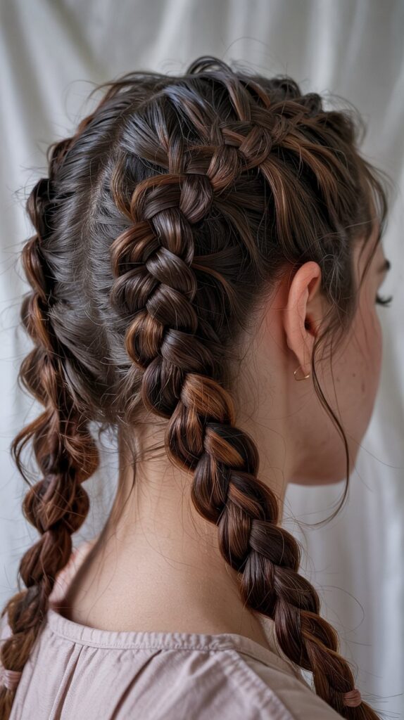 33 Easy Winter Hair Braids You'll Love 31 Knotted Braid