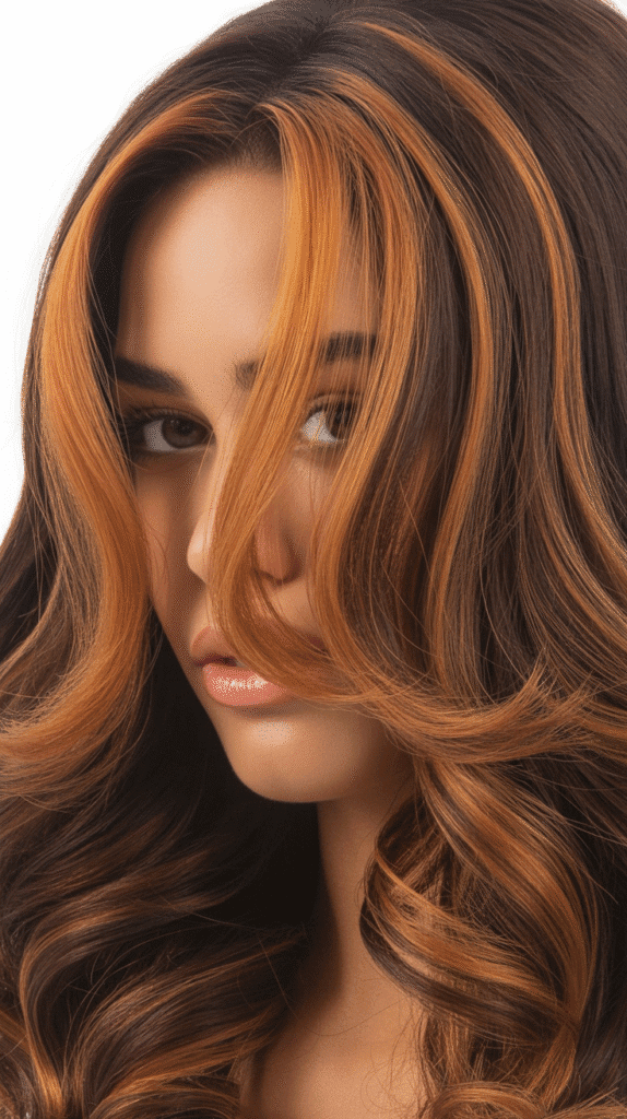 25 Beautiful Brown Wig with Caramel Highlights 10 Brown Wig with Caramel Money Piece Highlights