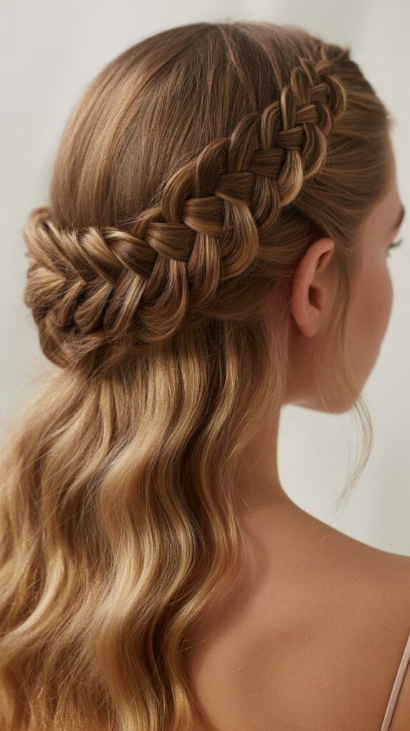 Top 27+ Half-Up Half-Down Prom Hairstyles 16 Dutch Braid Half-Up Style