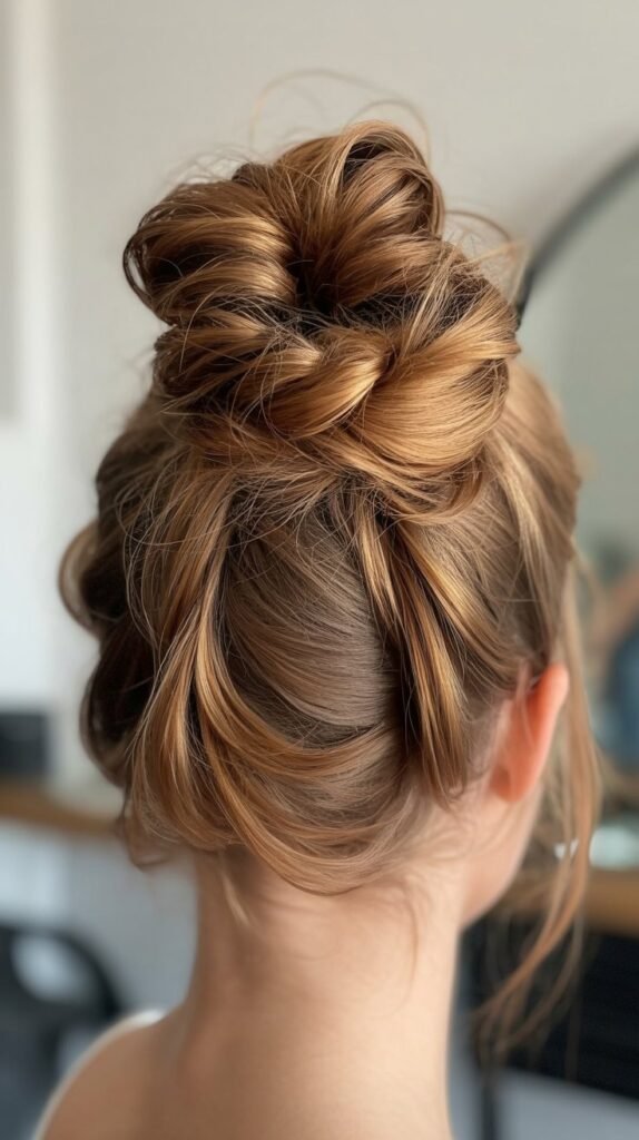 Textured Top Knot