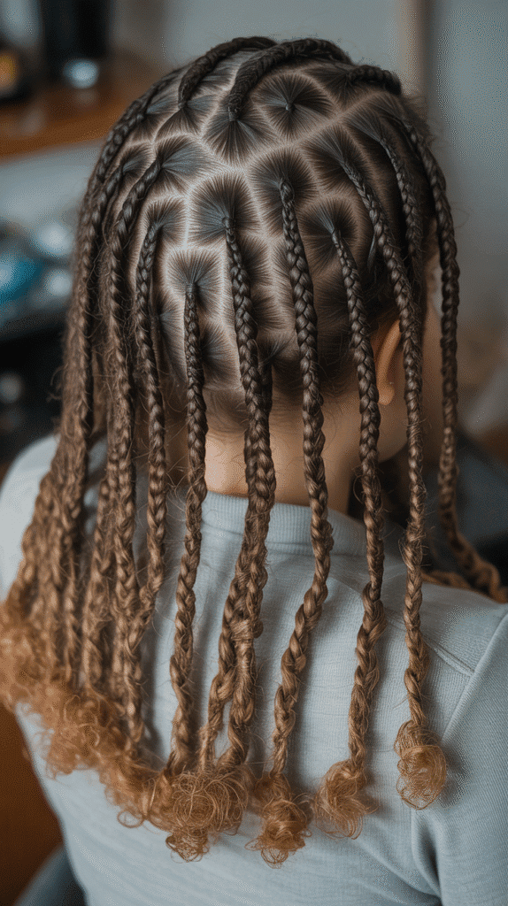 33 Stylish Winter Hair Braids for Men 32 Protective Starter Locs with Braids