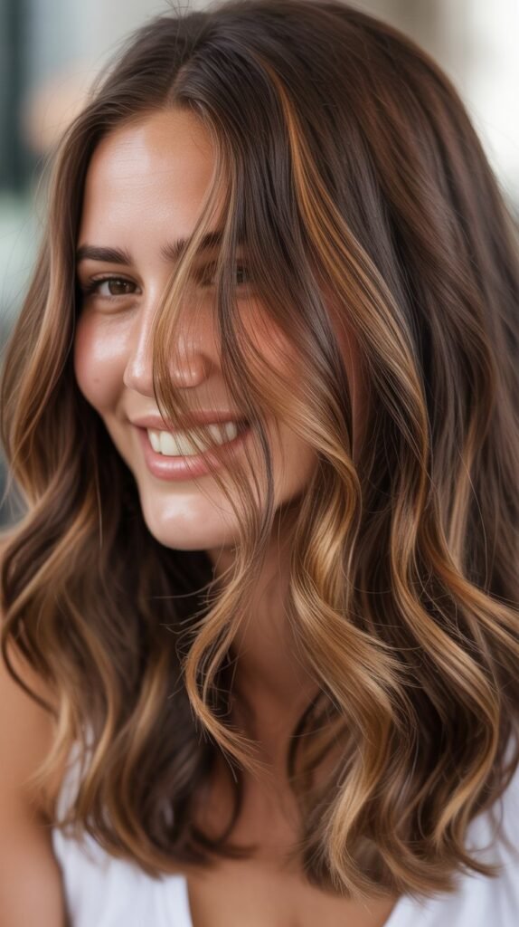 Caramel Contrast Lowlights