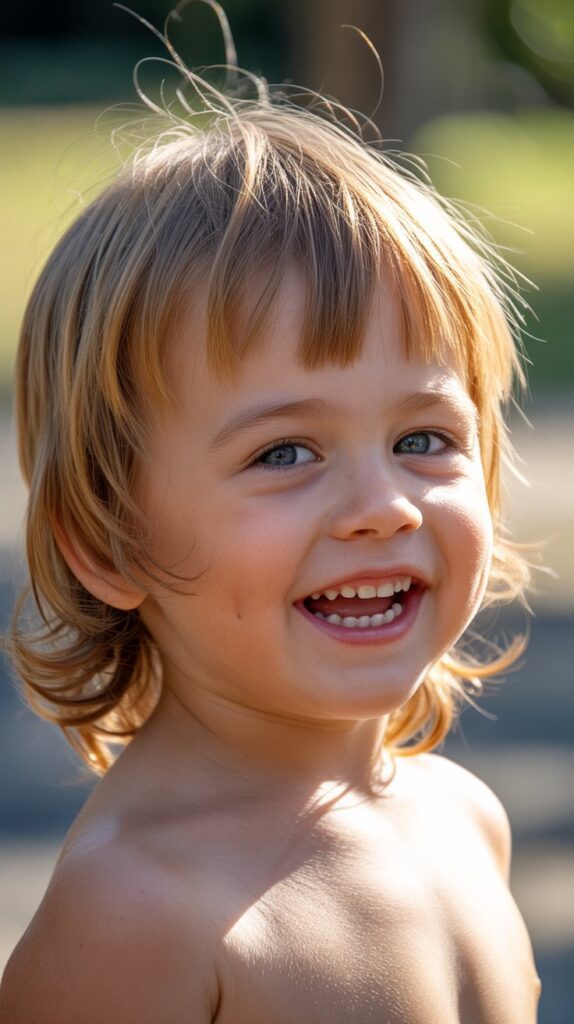  The Classic Baby Mullet