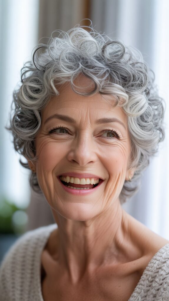 Voluminous Curly Crown