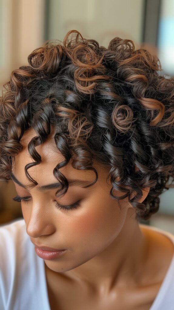 Twist-Out Short Style