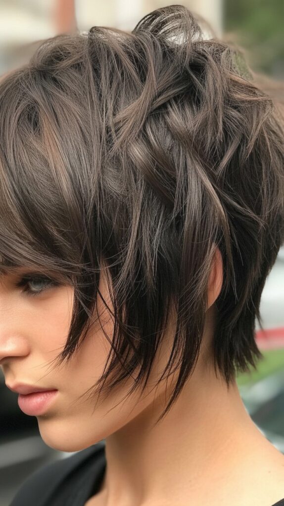 Best 32+ Inverted Layered Bob Hairstyles with Stacked Cuts Trendy Upgrade 13 Shaggy Inverted Bob with Layered Stacked Texture