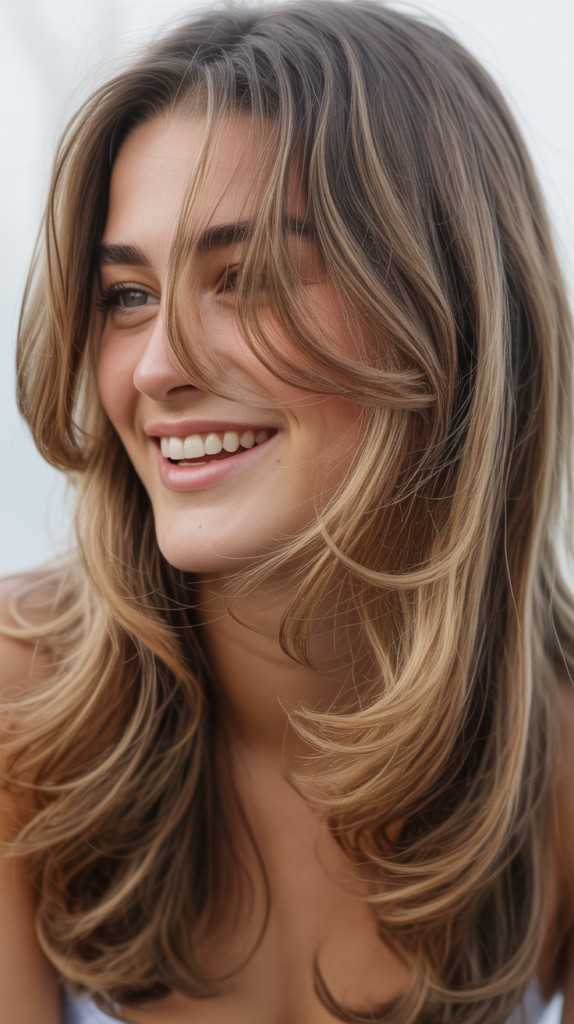 Long Hair with Piece-y Layers