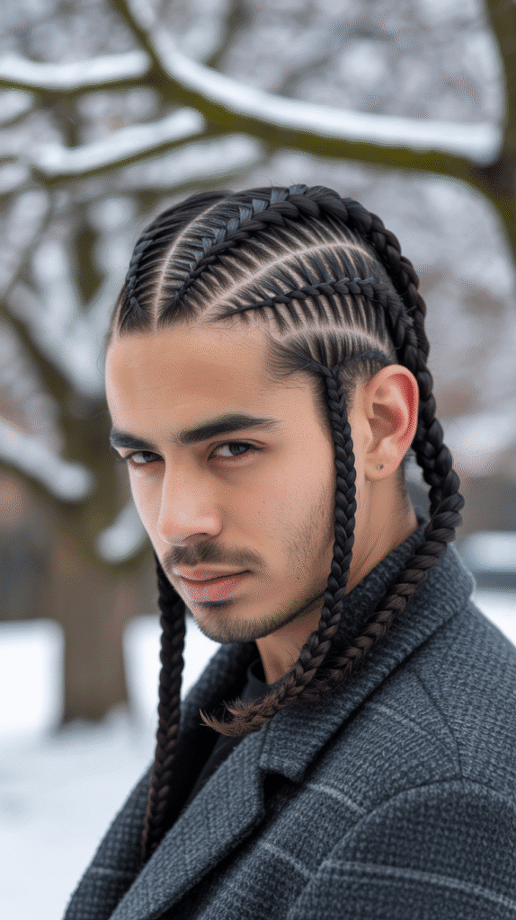 33 Stylish Winter Hair Braids for Men 19 Stitch Braids