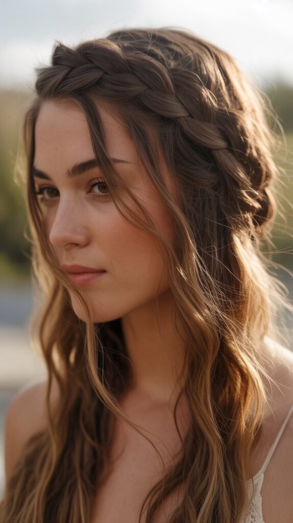 Halo Braid with Loose Ends