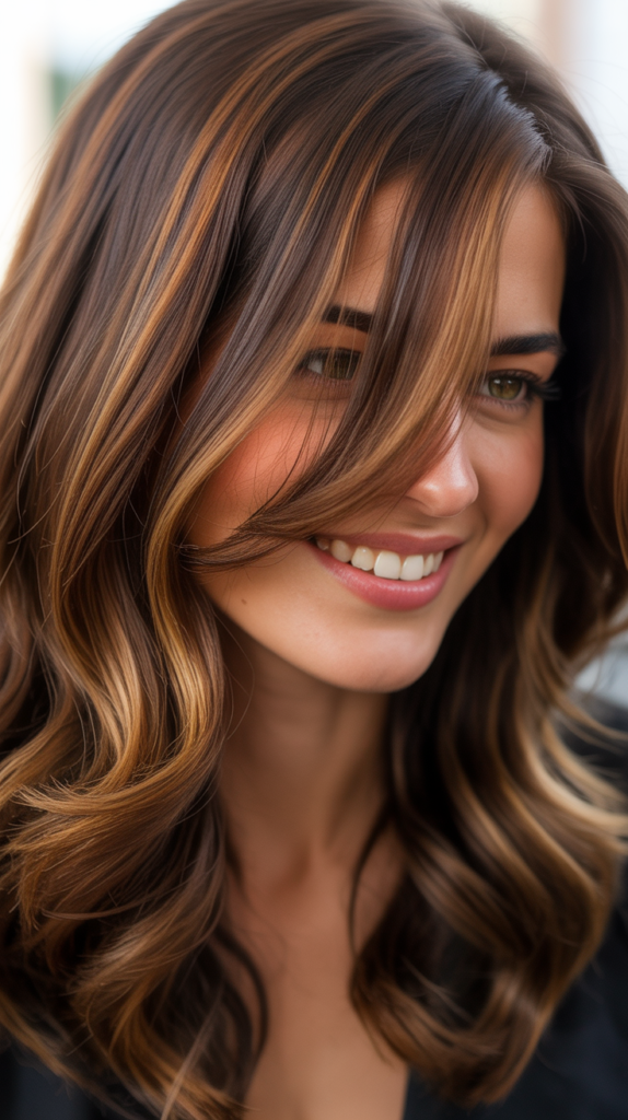 Caramel Highlights with Chocolate Lowlights