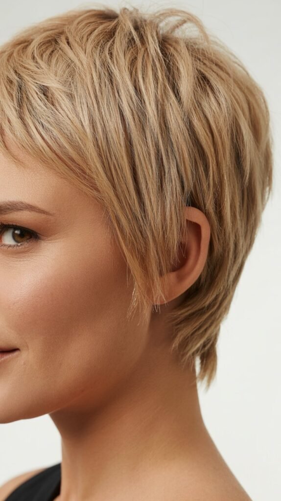 Choppy Pixie Cut with Textured Layers