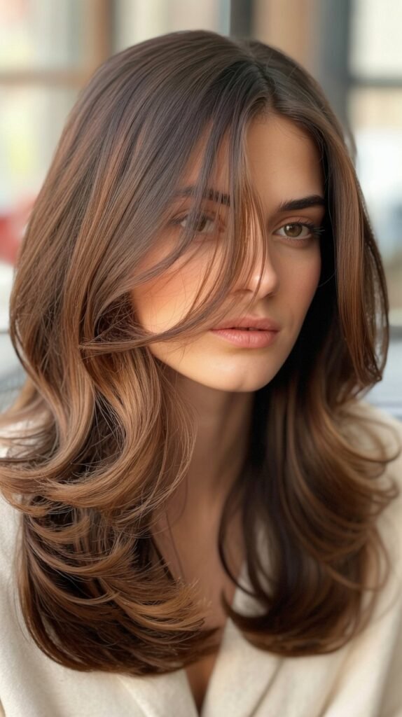  Mushroom Brown Long Layers