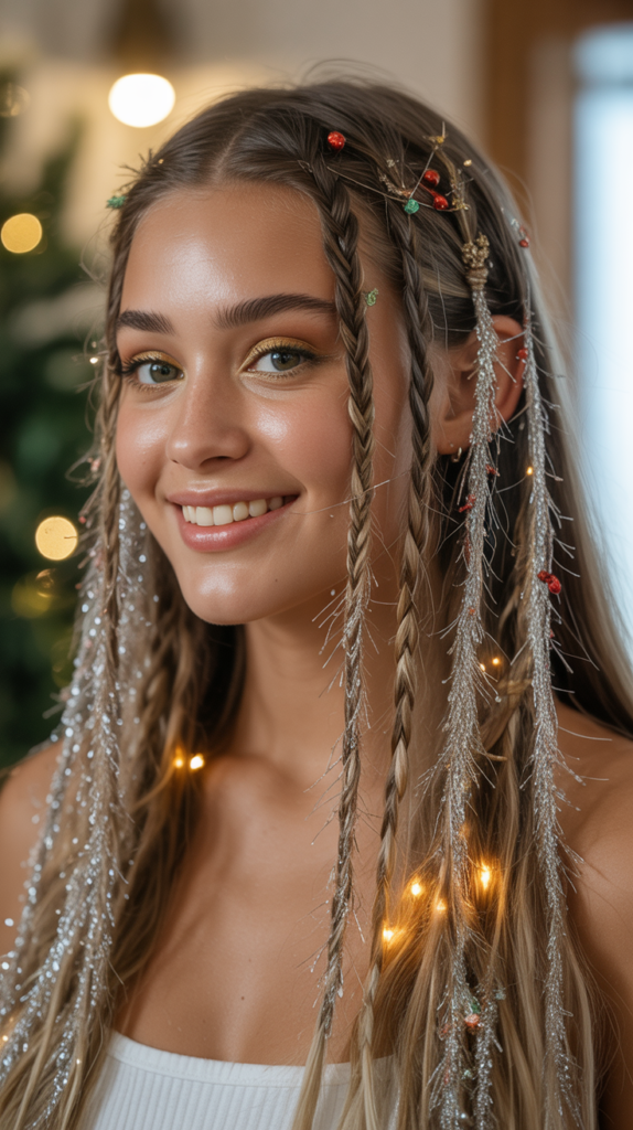 Tinsel Waterfall Braid