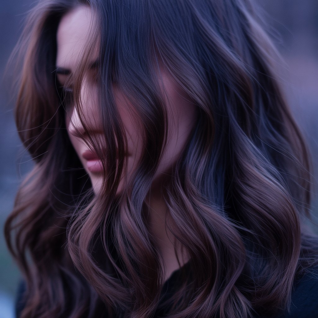 Best 27+ Elegant Winter Hair Colors for Brunettes 27 Twilight Brunette