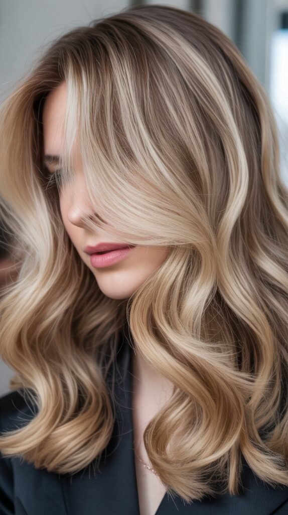 Beige Blonde with Mink Lowlights