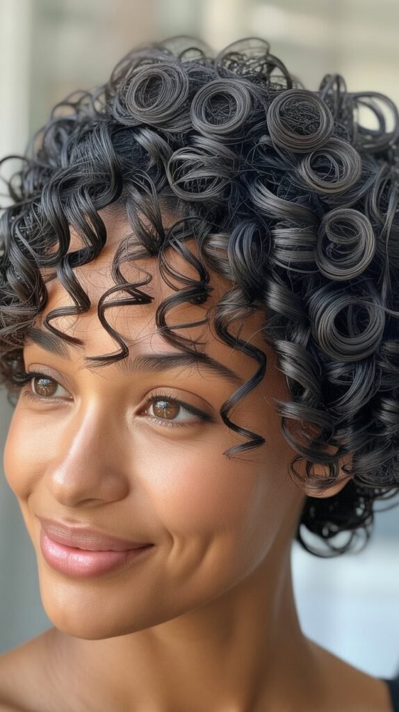 Finger Coils Short Style