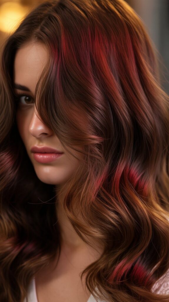 Best 27+ Elegant Winter Hair Colors for Brunettes 5 Mahogany Depth