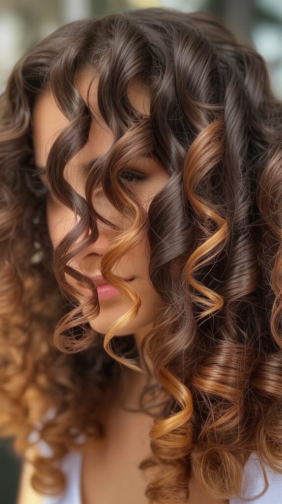 Caramel Peekaboo Highlights