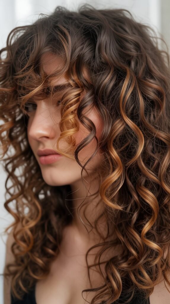 Dimensional Caramel and Toffee Highlights