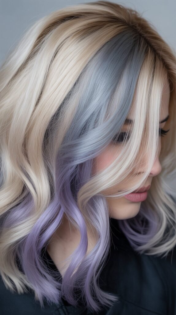 Steel Lavender Under Platinum
