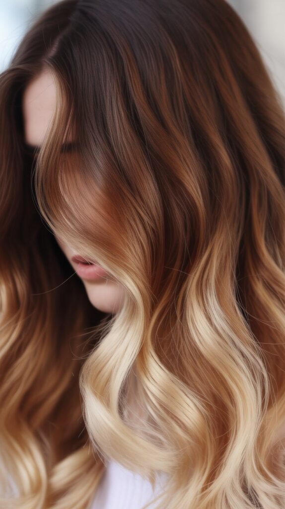 Best 27+ Elegant Winter Hair Colors for Brunettes 22 Vanilla Latte Ends