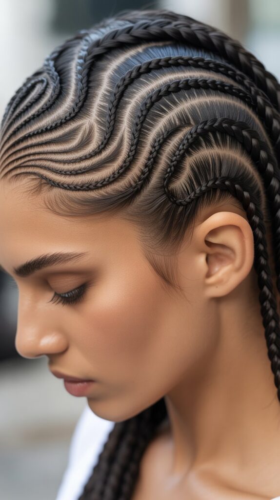 Curved/Banana Braids