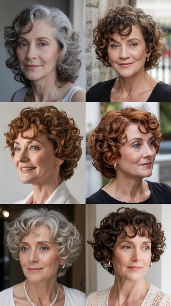 27 Elegant Curly Haircuts for Older Women