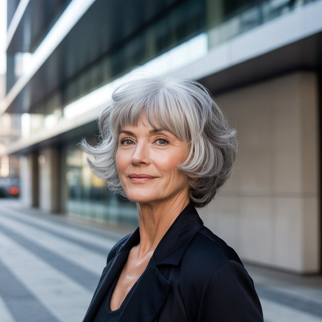  Textured Crop with Fringe