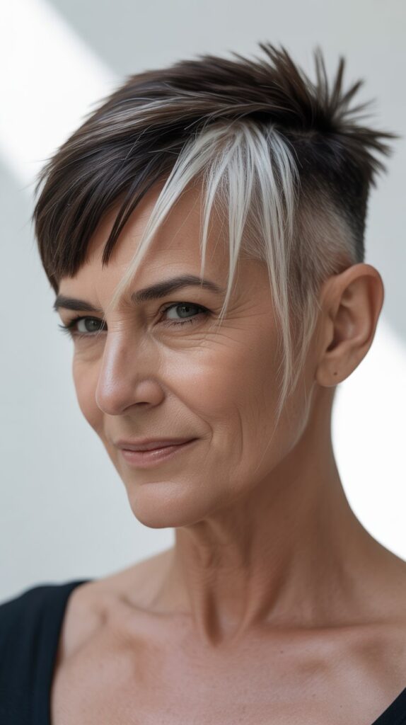Best 30+ Short Hairstyles for Women Over 60 That Will Turn Heads 26 The Disconnected Pixie